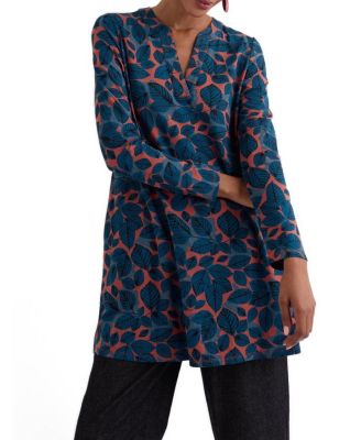 Wreathe Draped-Jersey Tunic