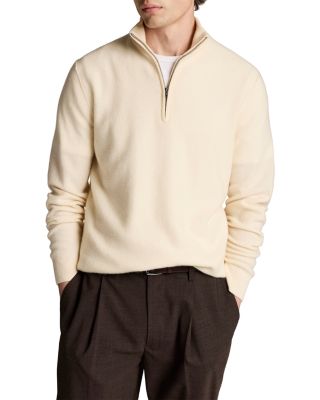 Thermal Quarter Zip Polo Sweater