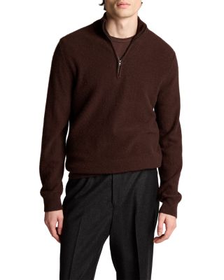Thermal Quarter Zip Polo Sweater