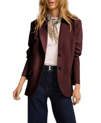  Women's Single Breasted Longline Blazer