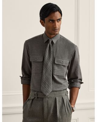 Tattersall Flannel Regular Fit Sport Shirt