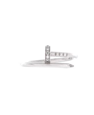  Small Juste un Clou Ring 18K White Gold and Diamonds