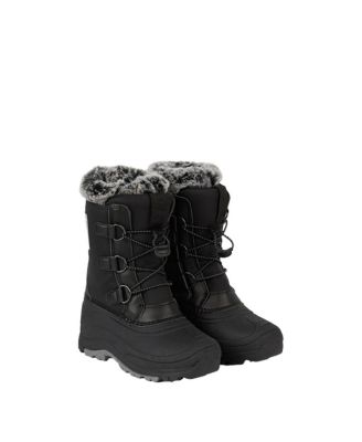 Unisex Fleece Lining Waterproof Shell Winter Boots - Toddler, Little Kid, Big Kid