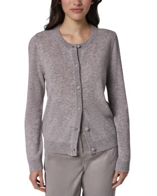 Wool & Cashmere Lurex Trim Cardigan