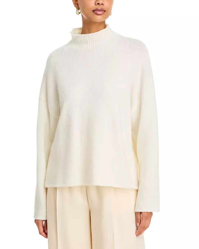 a. ren Linden Oversized Mock Neck Sweater
