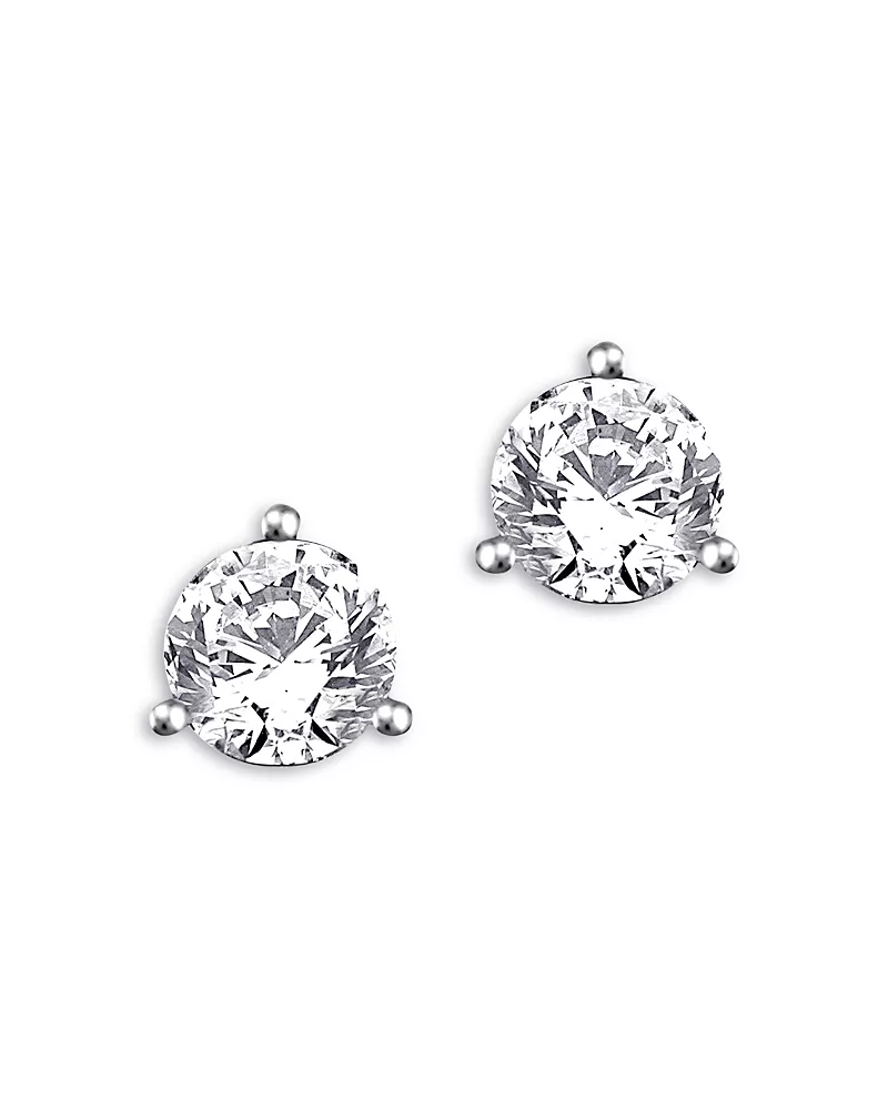 Bloomingdale's Fine Collection Diamond Solitaire Stud Earrings in Platinum, 3.94 tcw