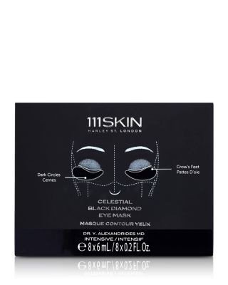 Celestial Black Diamond Eye Mask, 8-Piece