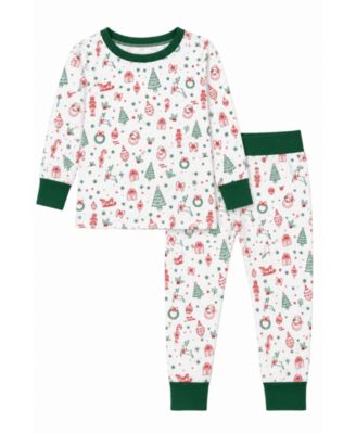  Unisex Dear Santa Two-Piece Pajama Set - Baby, Little Kid, Big Kid