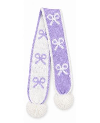  Girls' Reversible Bows Scarf