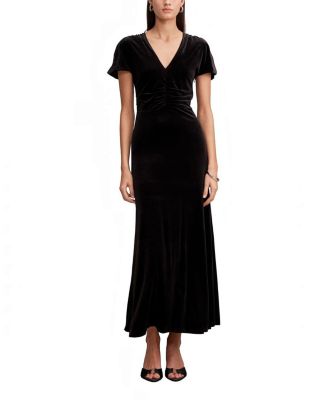 Ever New Women's Elma Velvet Ruched Maxi Dress