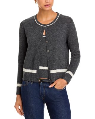 Malone Cashmere Crewneck Cardigan