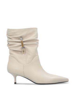 Women's Gloria 28 Ruched Leather Ankle Boots