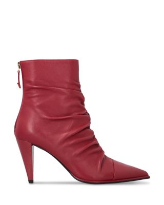 Women's Vane 02 Nappa Leather Ruched Ankle Boots