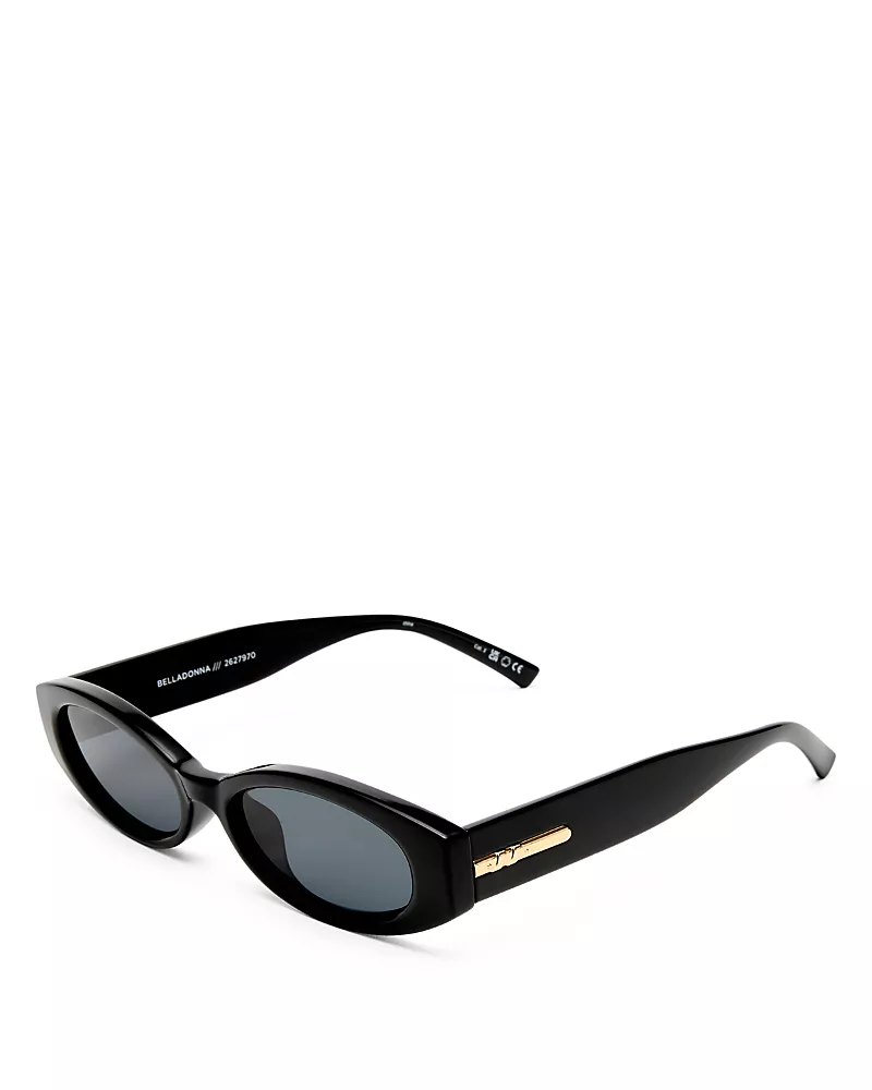 Le Specs Belladonna Oval Sunglasses, 54mm