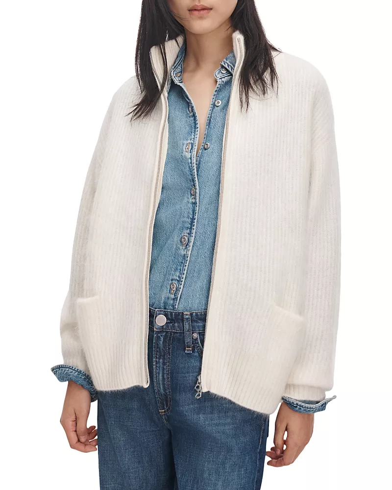 rag & bone Jada Brushed Cashmere Cardigan