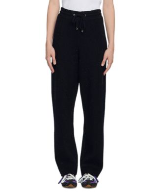 Lucay Rhinestone Embellished Drawstring Pants