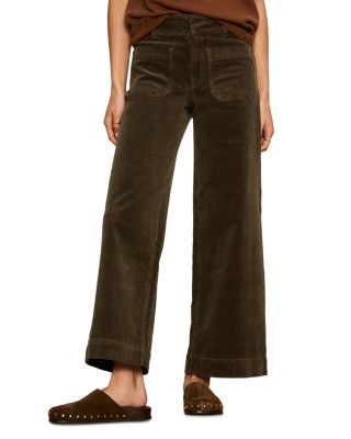Chelsea Corduroy Wide Leg Jeans in Light Gold