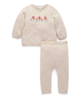  Girls' Scalloped Knit Set - Baby, Little Kid