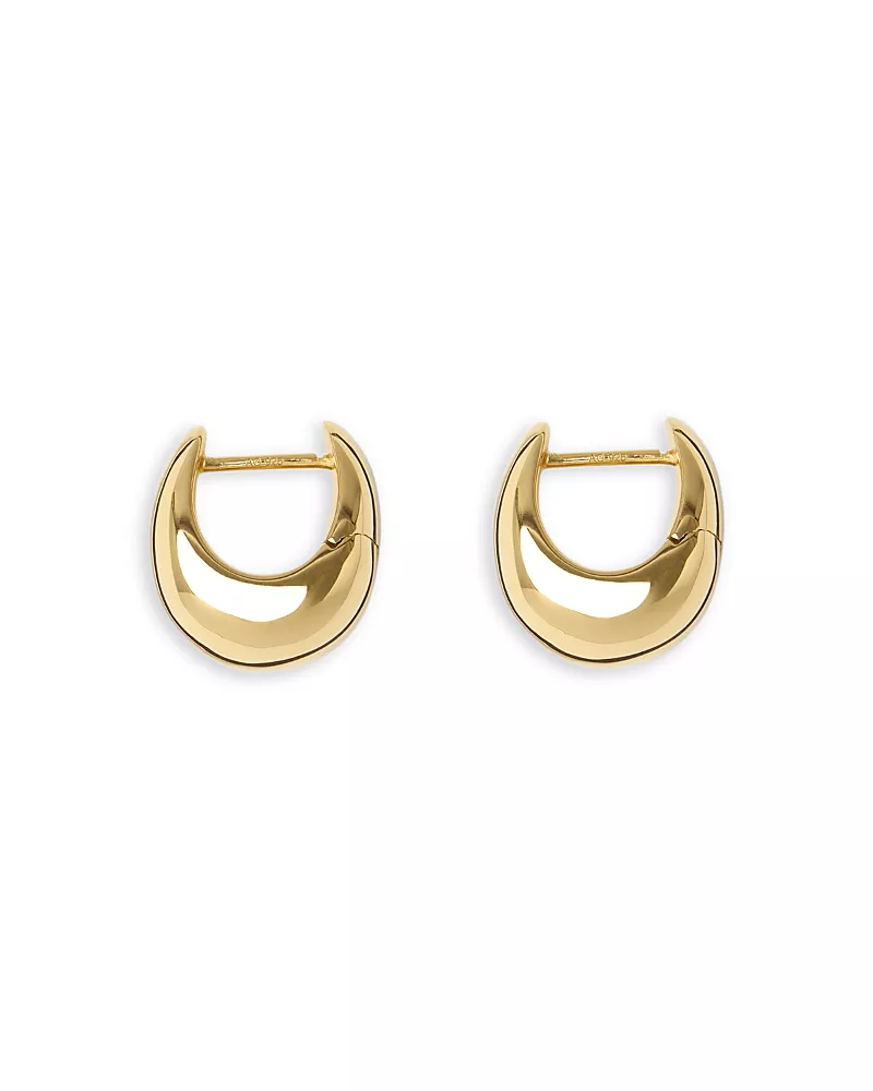 Lie Studio Violet Sculptural Hoop Earrings