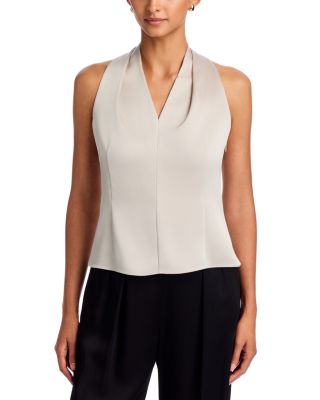 Theory Drape Front Sleeveless Top