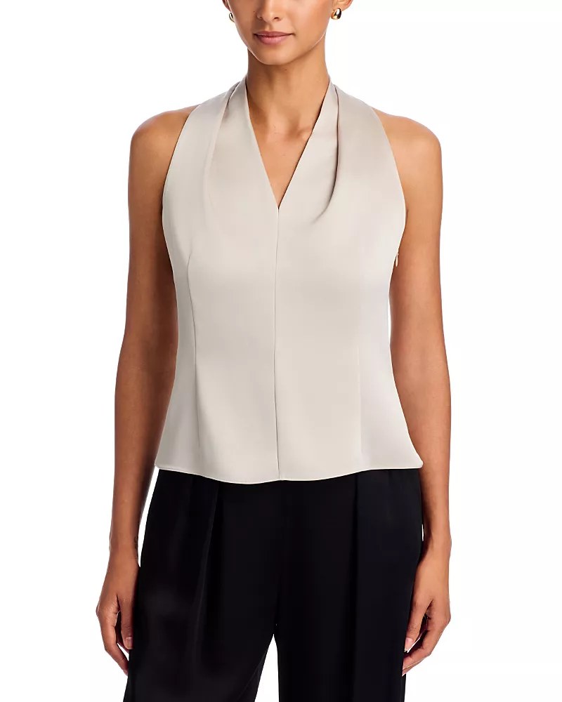 Theory Drape Front Sleeveless Top