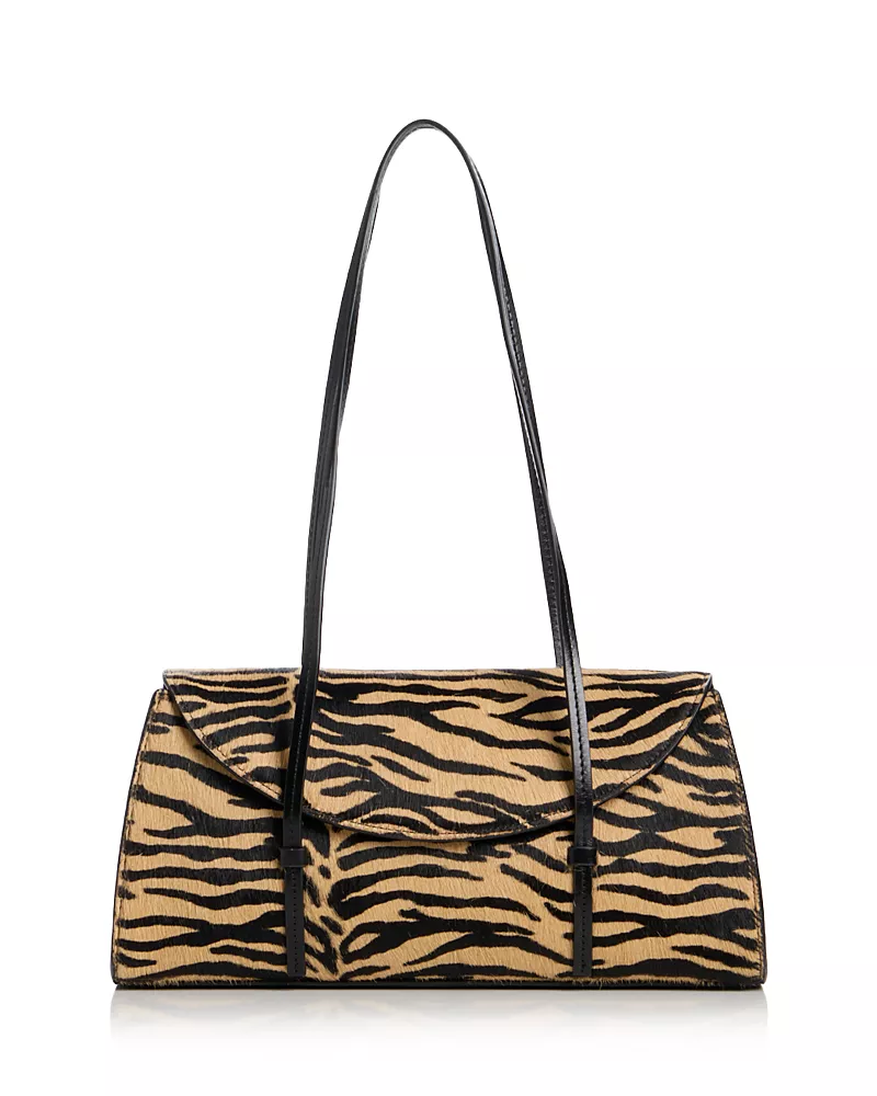 Reformation Elena Calf Hair Shoulder Bag