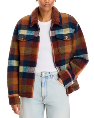 The After School Plaid Shirt Jacket