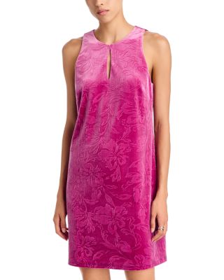 Jasmina Botanical Breeze Velvet Dress