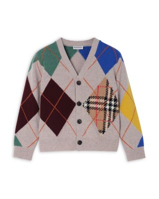 Boys' Allan Wool Argyle Cardigan – Little Kid, Big Kid
