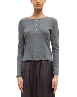 Pointelle Henley Top