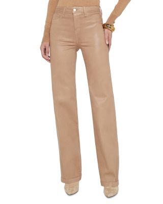 Clayton High Rise Wide Leg Jeans in Cappuccino