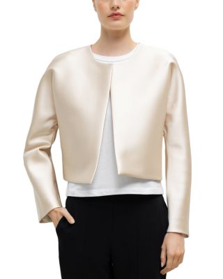 Bobbi Cropped Collarless Jacket