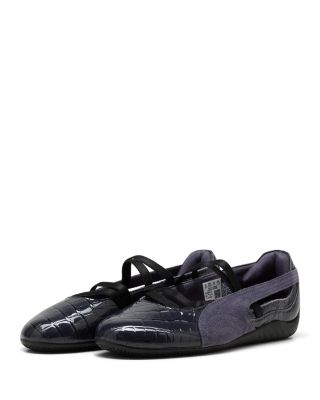 Puma Women's Speedcat Ballet Croc Embossed Patent Leather Sneakers