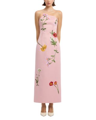Ava Embroidered Floral Maxi Dress – Exclusive