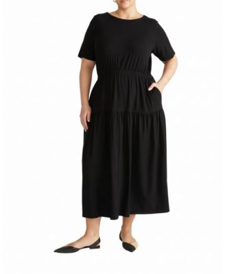  Women's Plus Thea Divine Jersey Midi Dress