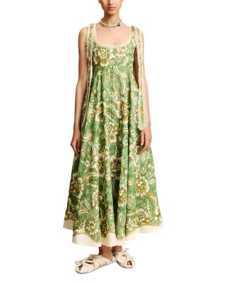 Alessia Ballet Linen Empire Waist Sundress