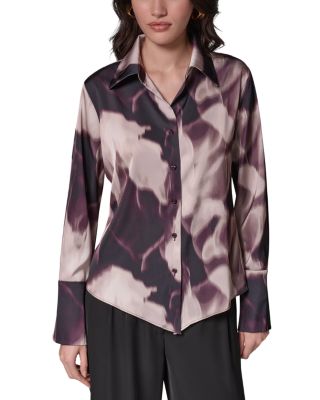 Long Sleeve Collared Blouse