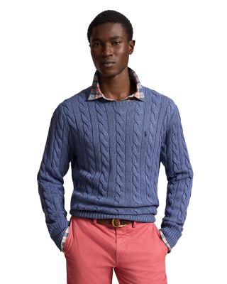 Cable Knit Cotton Sweater