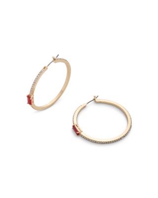Baguette Hoop Earrings