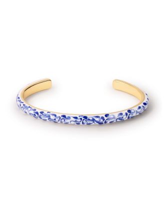  Arlo Marble Blue Cuff Bracelet