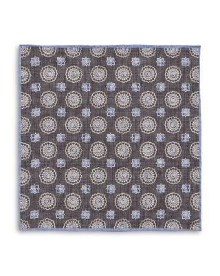Medallion Silk Pocket Square 
