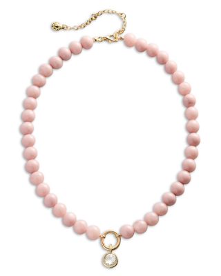 Janette Beaded Ring Necklace, 17"-20"