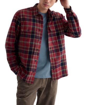 Seasalt Cornwall Men's Balnoon Organic Cotton Overshirt