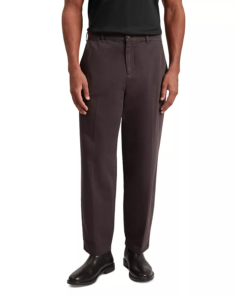 Ted Baker Mitoma Stretch Cotton Sateen Tapered Trousers