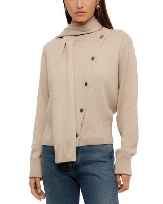 Fifteen Twenty Juni Asymmetrical Scarf Cardigan