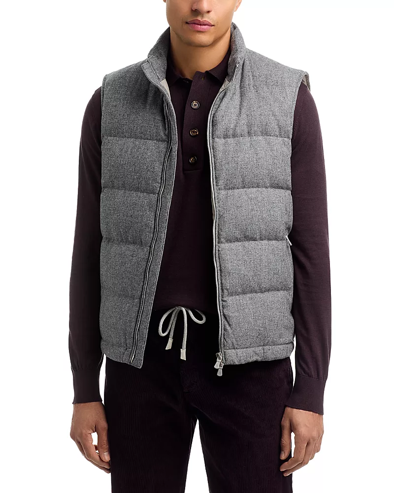 Eleventy Full Zip Down Gilet Vest