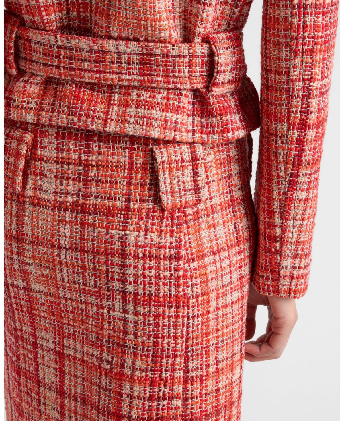 Tweed Midi Skirt - Exclusive thumbnail 9