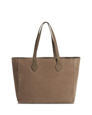 Henrietta Suede & Pebbled Leather Tote