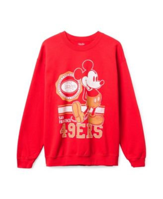  Unisex San Francisco 49ers Mickey Crew Fleece