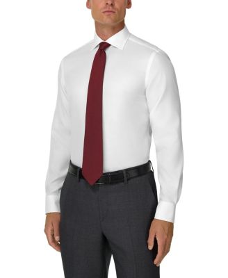 Boggi Milano Slim Fit Cotton Twill Shirt